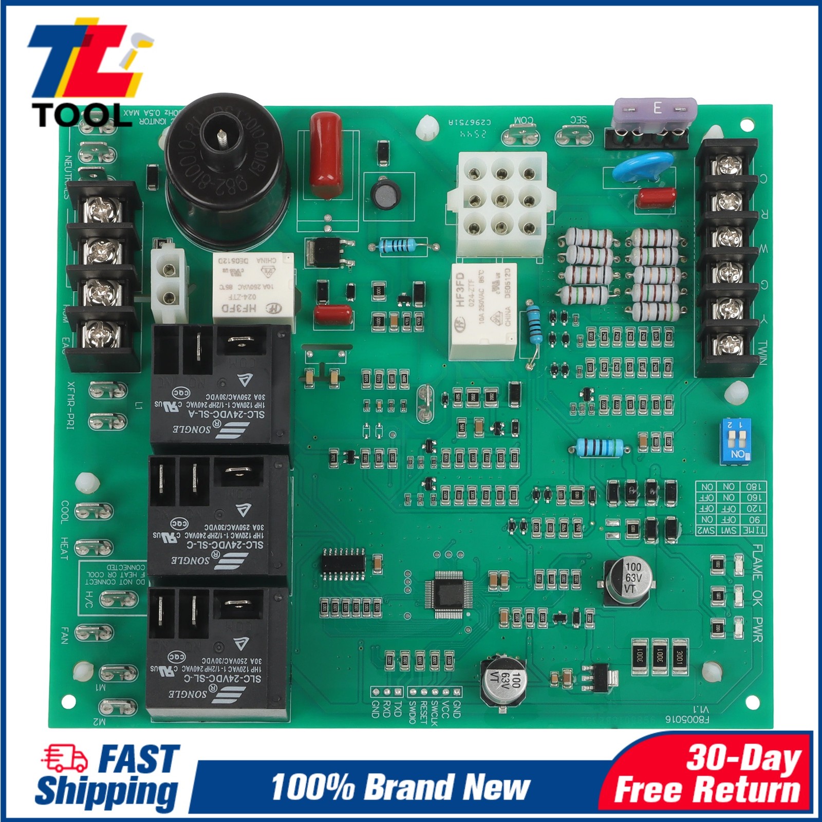 62-24140-04 Ignition Control ICM292 Circuit Board Furnace Control Board