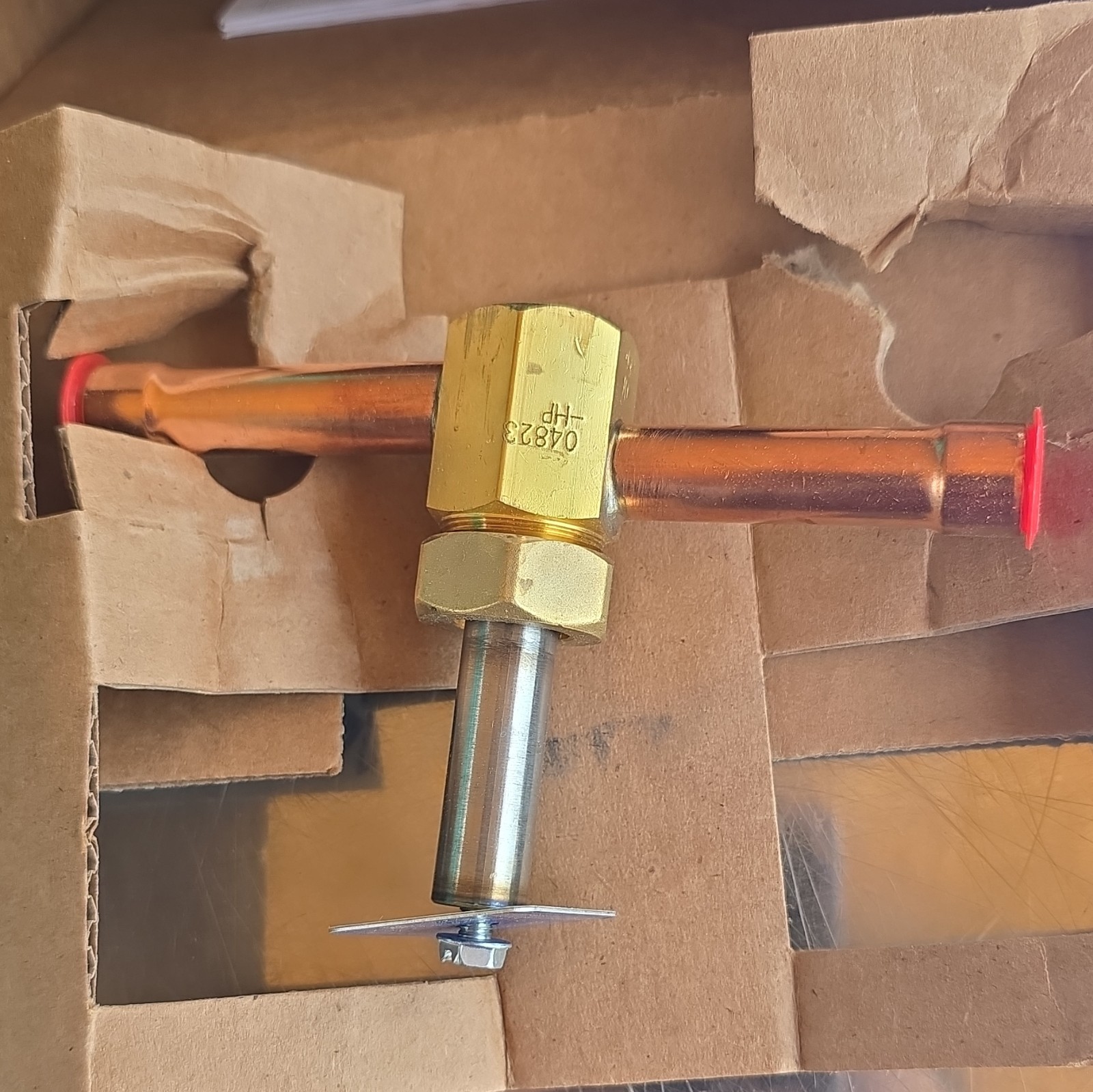 Sporlan E6S140-HP Solenoid Valve 1/2 in ODF Solder Connections Less Coil