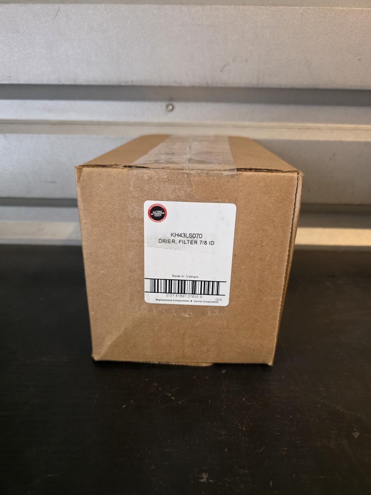 CARRIER KH43LS070 Drier Filter 1 lb HVAC System Filtration Component