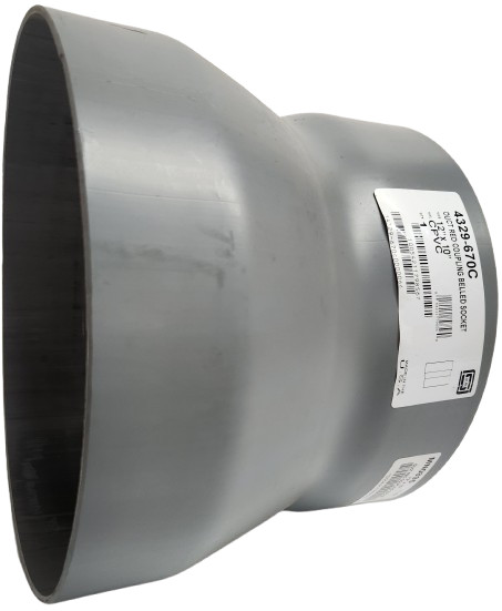 Spears 4329-670C 12″x10″ CPVC Exhaust Duct Reducer Coupling Belled Socket