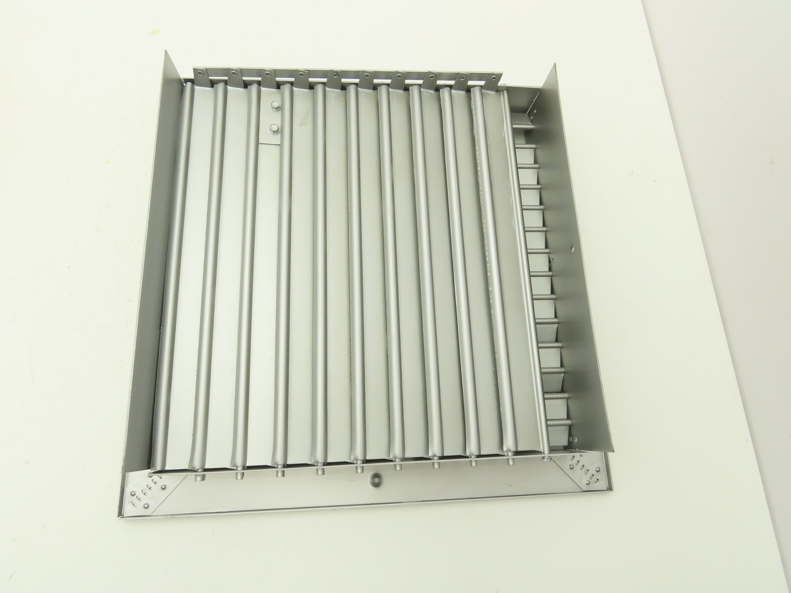 Manual Adjustable Louver Ventilation Duct Damper 12″x12″ 2 Way Control 1 Lever