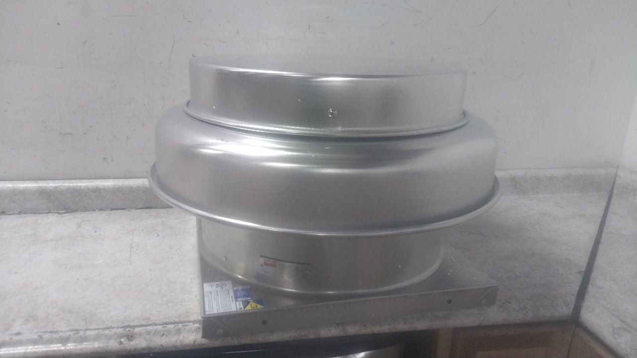 Dayton 4YC88G 12 In Blade Diameter 1/4 HP 115V Axial Downblast Roof Exhaust Fan
