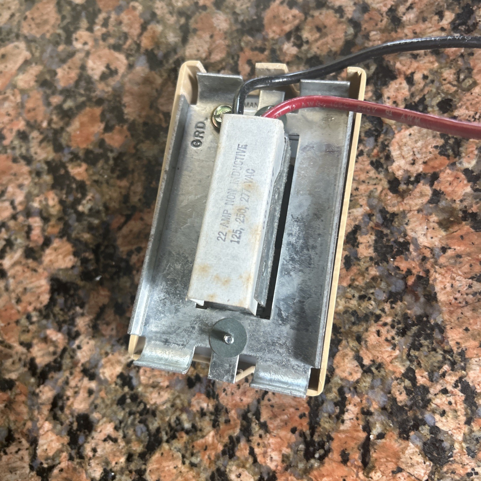 Vintage Dayton 2E340A Line-Voltage Thermostat