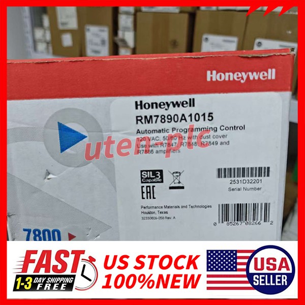New in Box Original Honeywell RM7890A1015 Automatic Programming Burner Control