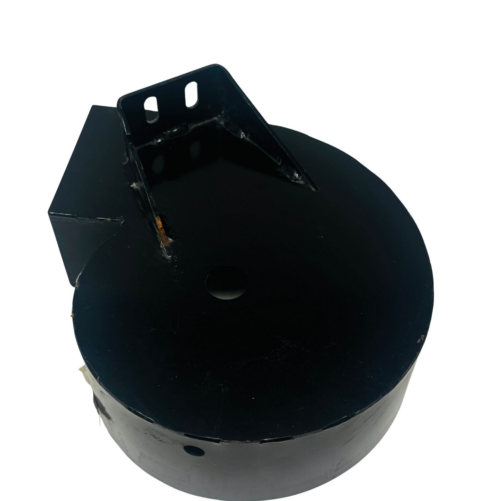 Industrial Metal Blower Fan Housing Scroll Shroud 6-3/4 ID Duct Outlet Black