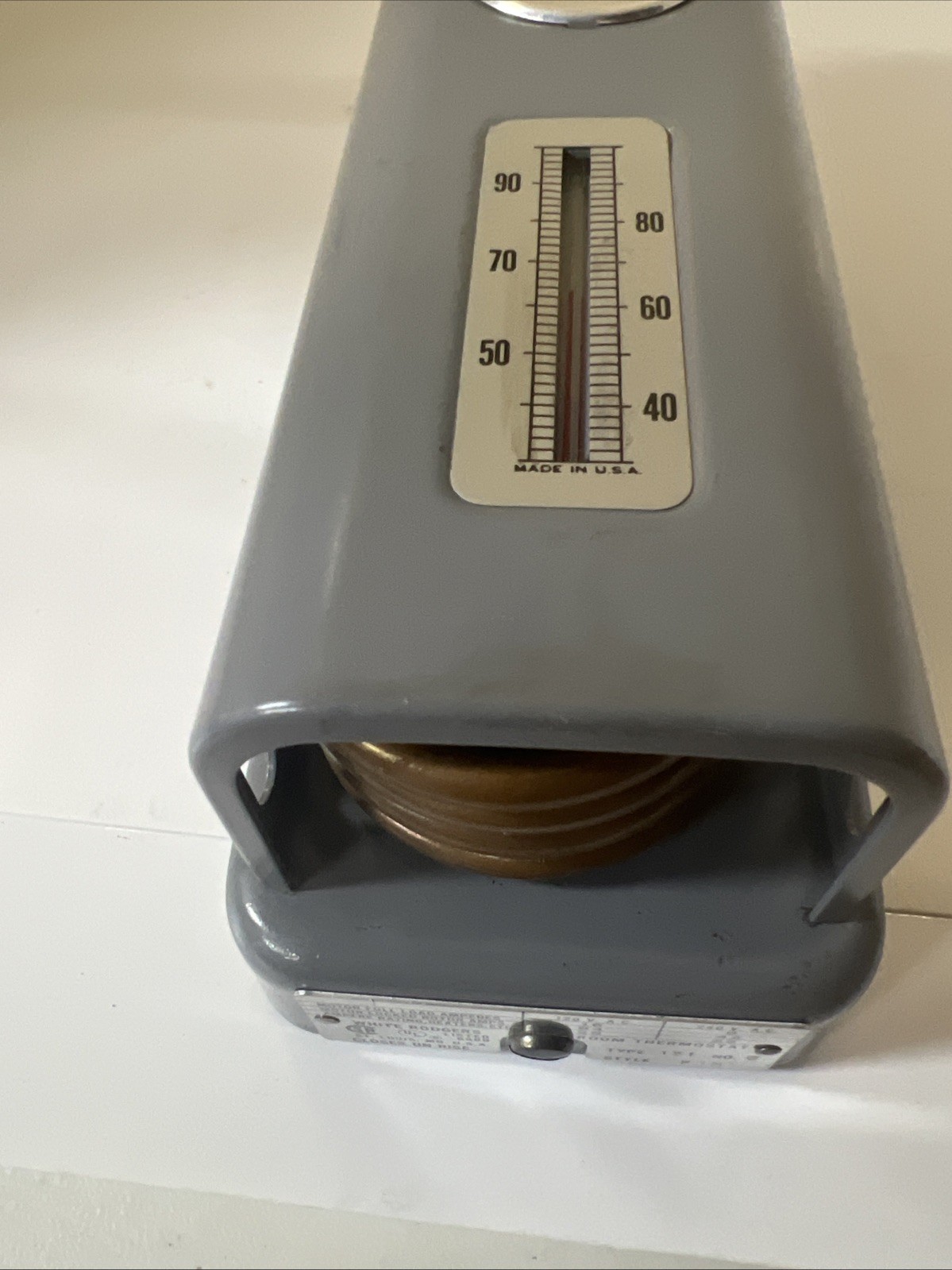 UNUSED Vtg WHITE RODGERS 152-10 Room Control Thermostat Type 151 No.6 Style P1N