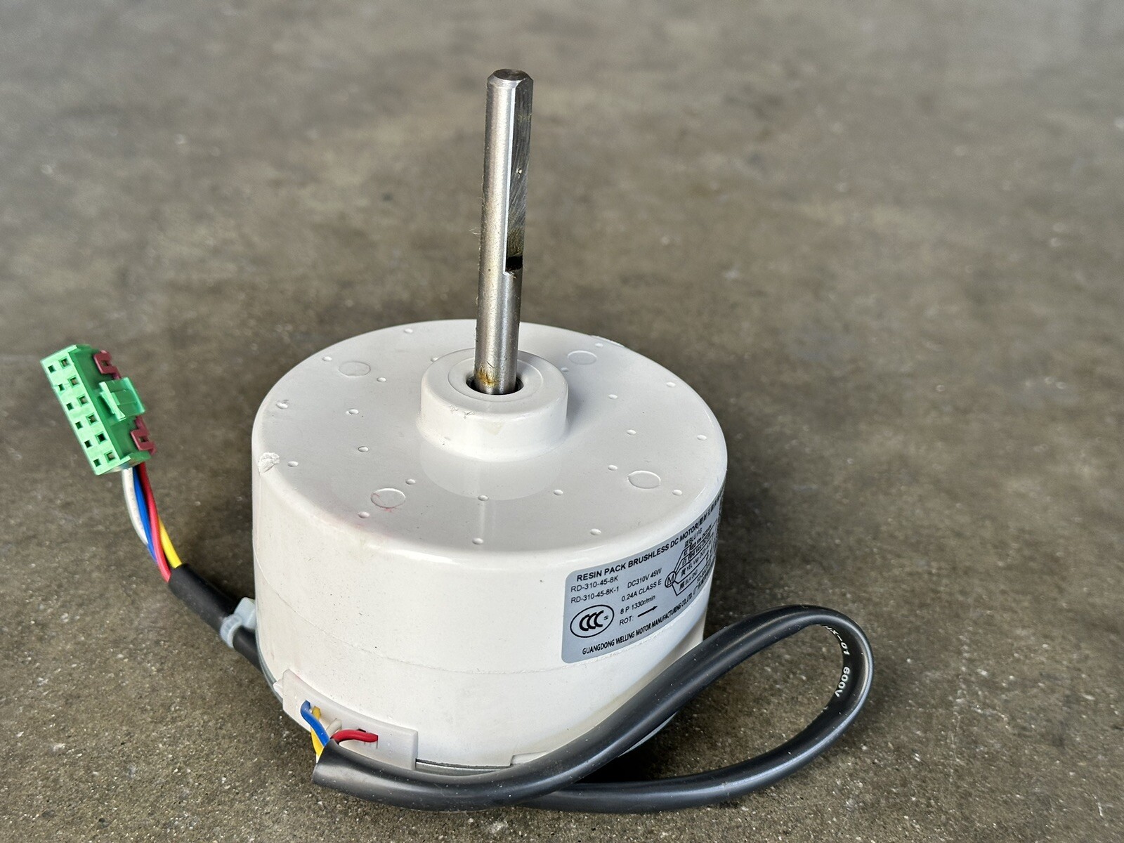 Mini Split Air conditioner DC indoor unit Fan motor 45W Replacement RD-310-45-8K