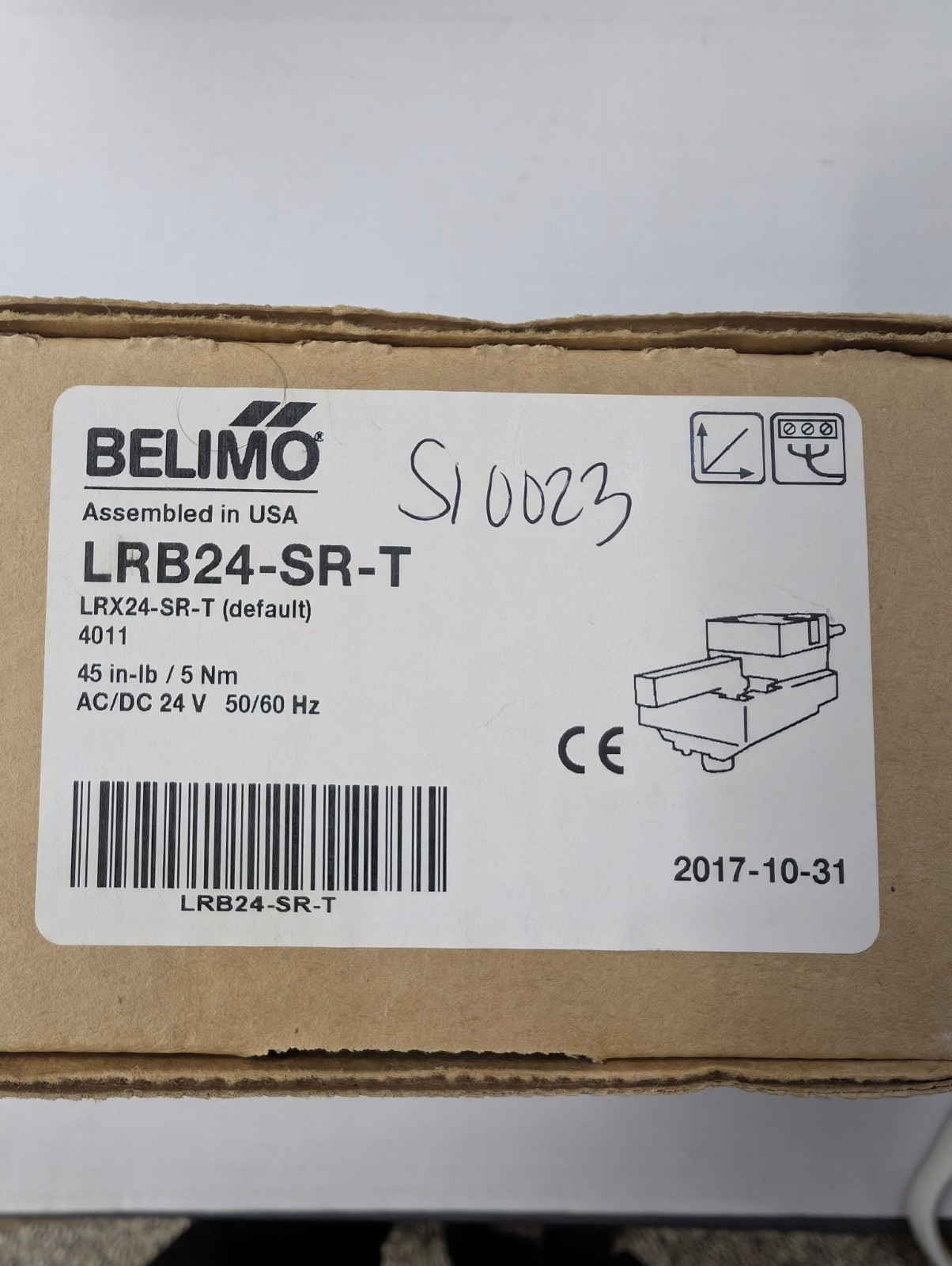 Belimo LMB24-SR-T Modulating Non-Spring Return Damper Actuator