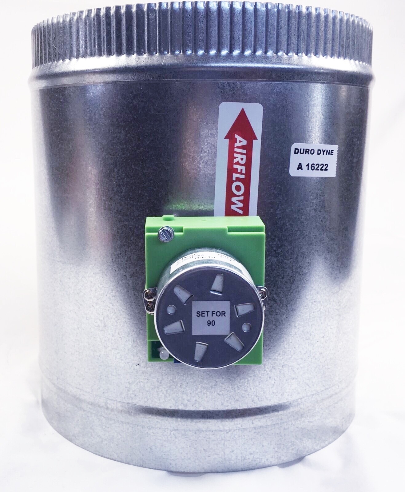 Durozone 9 nine inch Round HVAC motorized air damper dampner 3 wire 24V AC