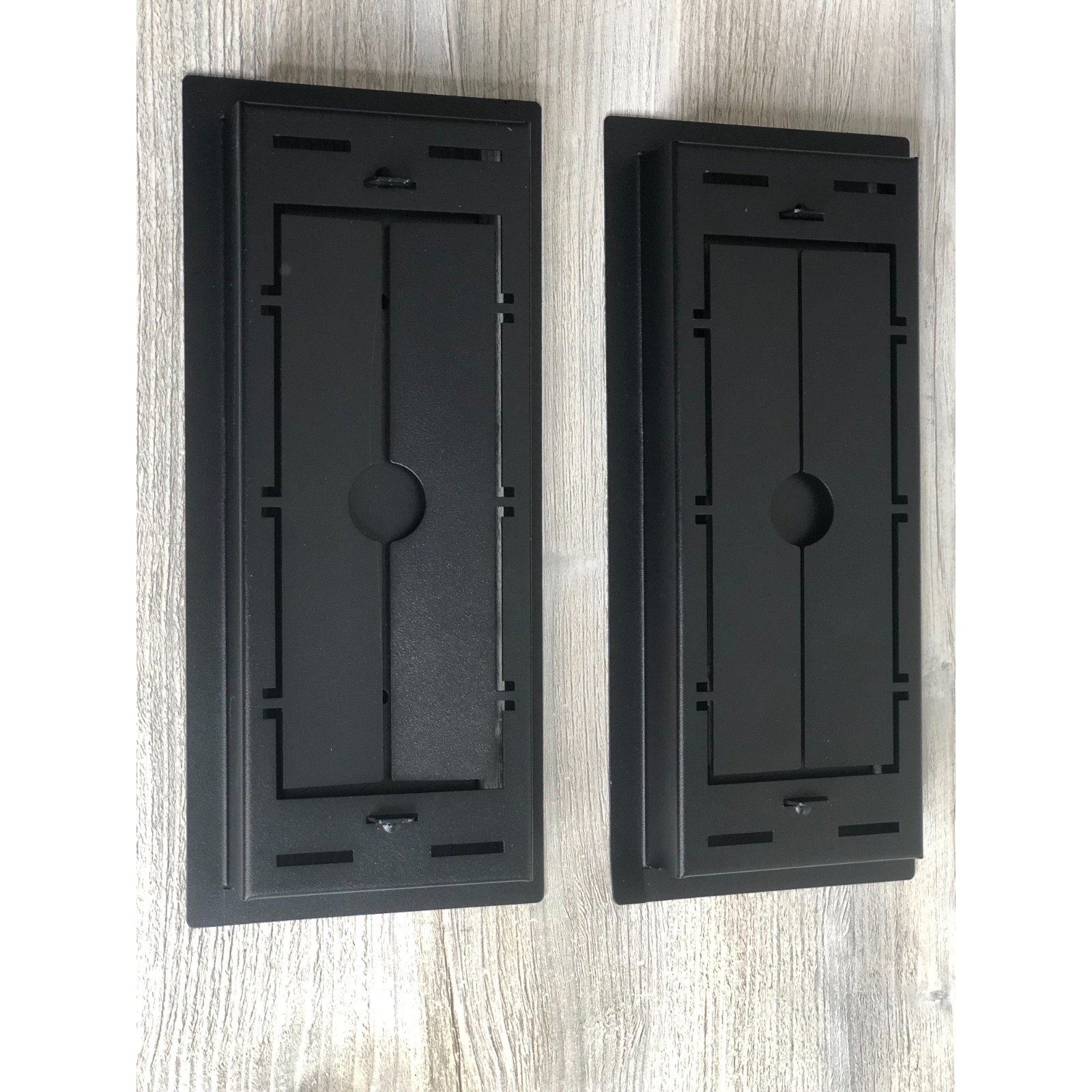 4X10 Classic – Pack of 2, Air Vent – Drop in, Textured Black, Made in CANADA