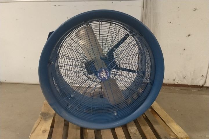 Patterson H30C 1 HP 12,000 CFM 277VAC 30 In Blade High-Velocity Industrial Fan