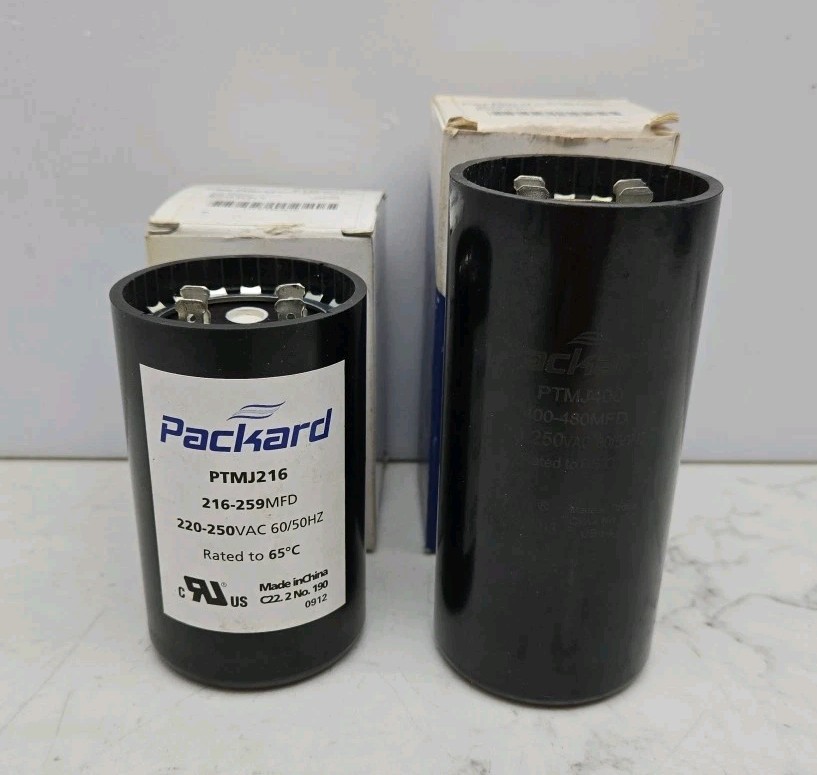 Mixed Lot Packard PTMJ400 400-480MFD PTMJ216 216-259MFD Start Capacitor 220-250V