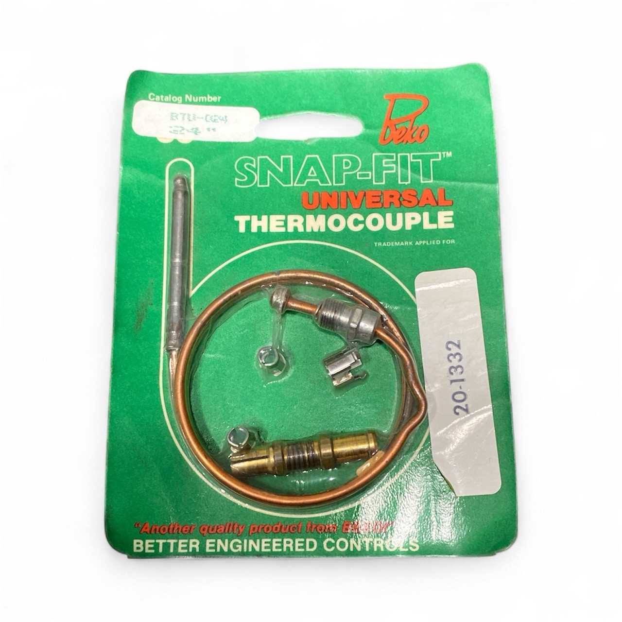 NOS Snap-Fit Thermocouple 24″ BTU-24” Snap Fit Universal Thermocouple P6-081A