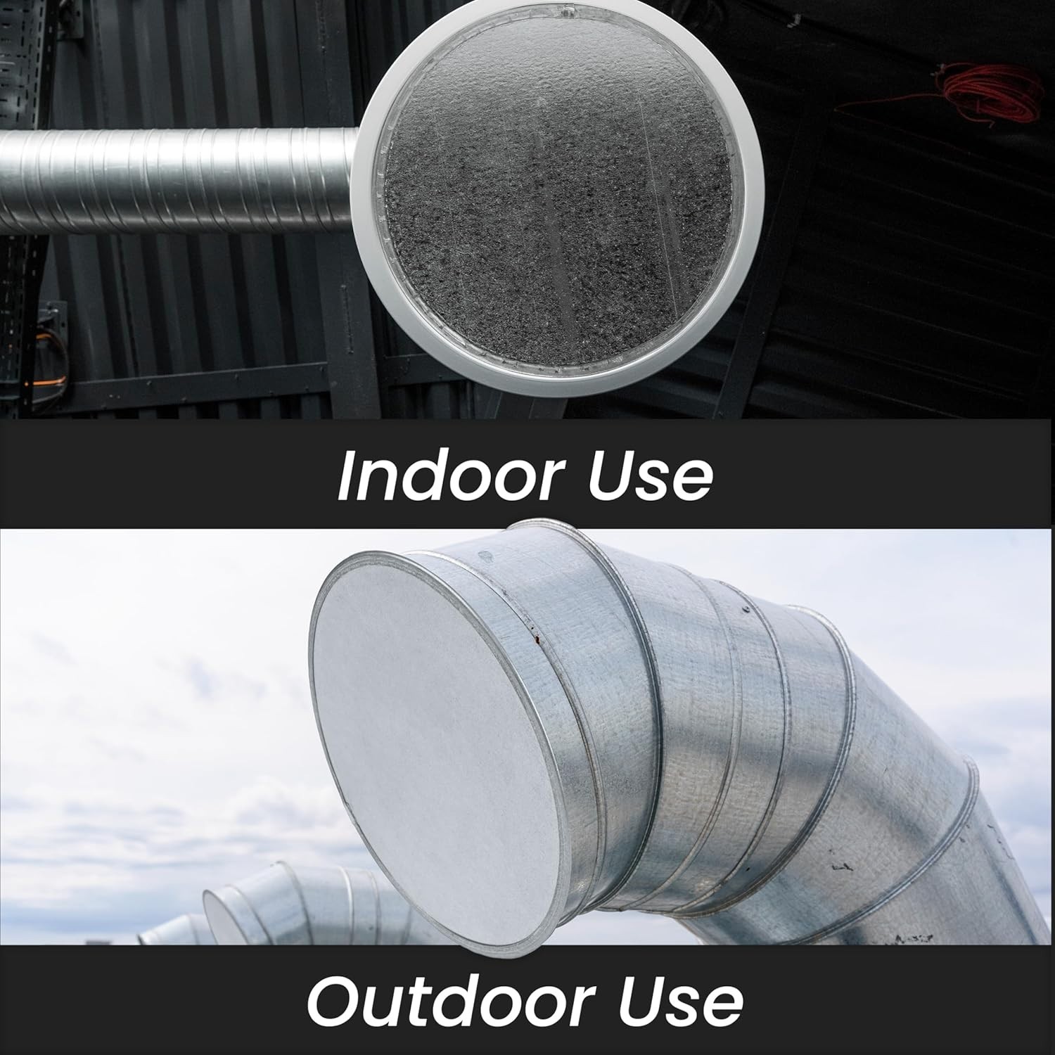 Galvanized Steel 3 Inch Duct Cap – Indoor & Outdoor Weatherproof Vent Cover