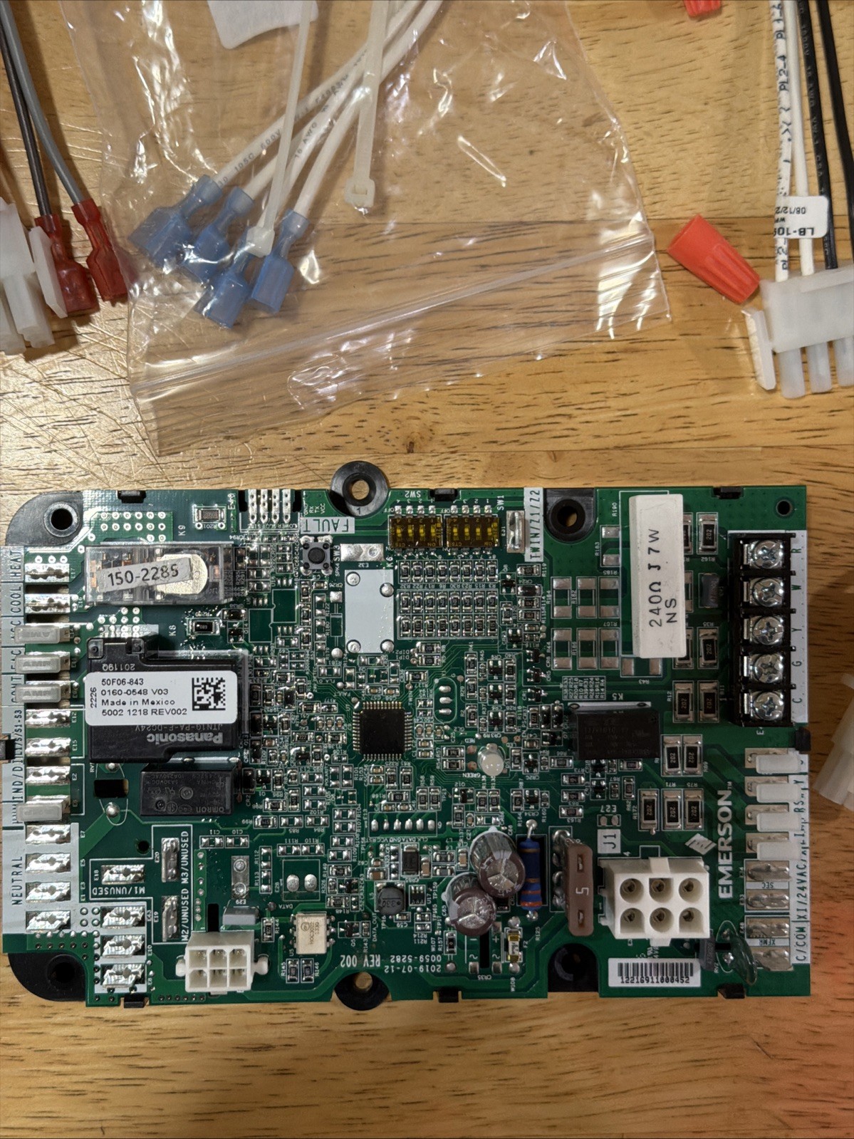 Emerson White-Rodgers Furnace Fan Timer Control Board 50F06-843 Open Box