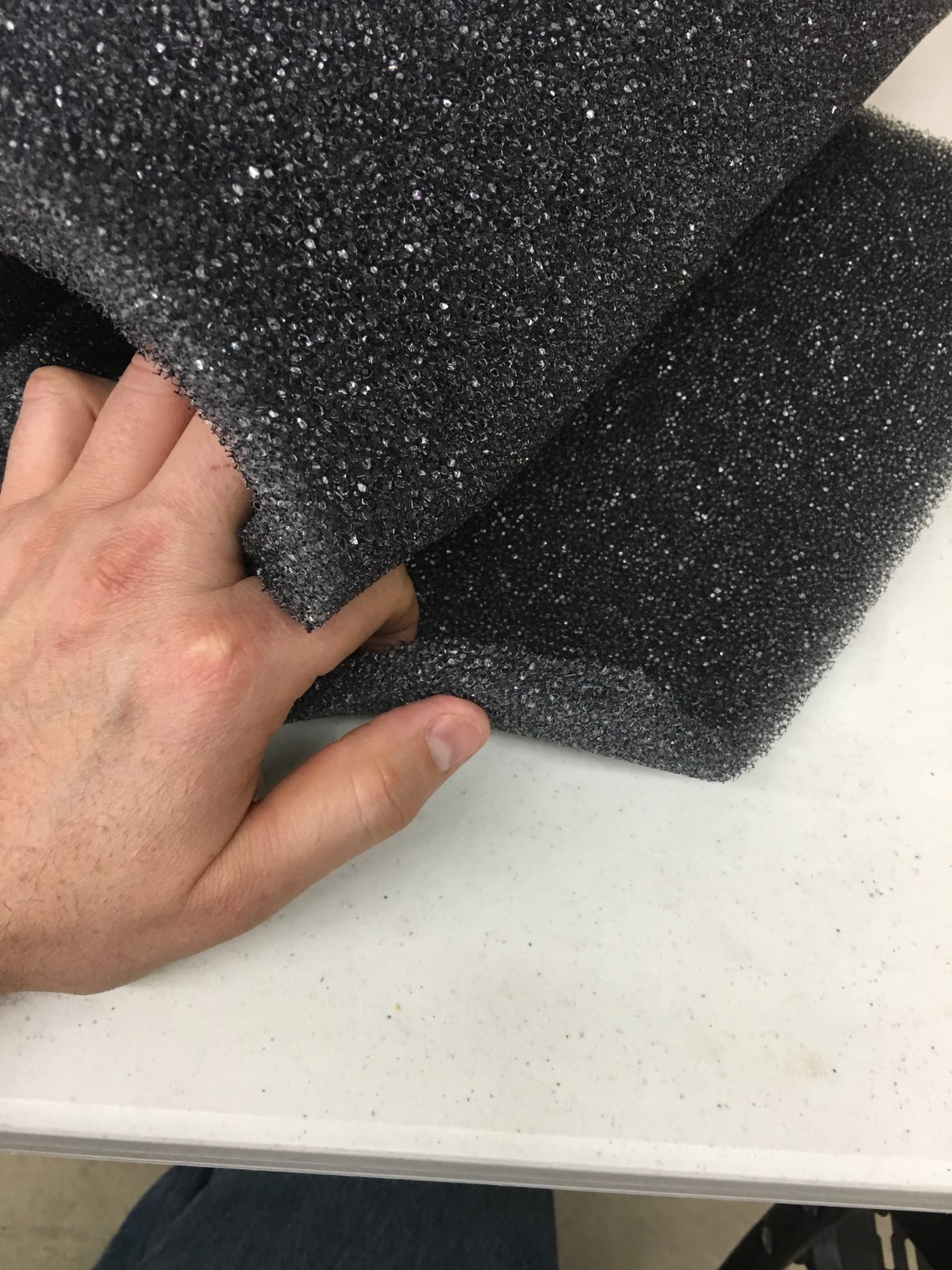 Foam Filter Media 1/2″ thick 24″ x 24″ pcs 30PPI Open Cell 4 pcs