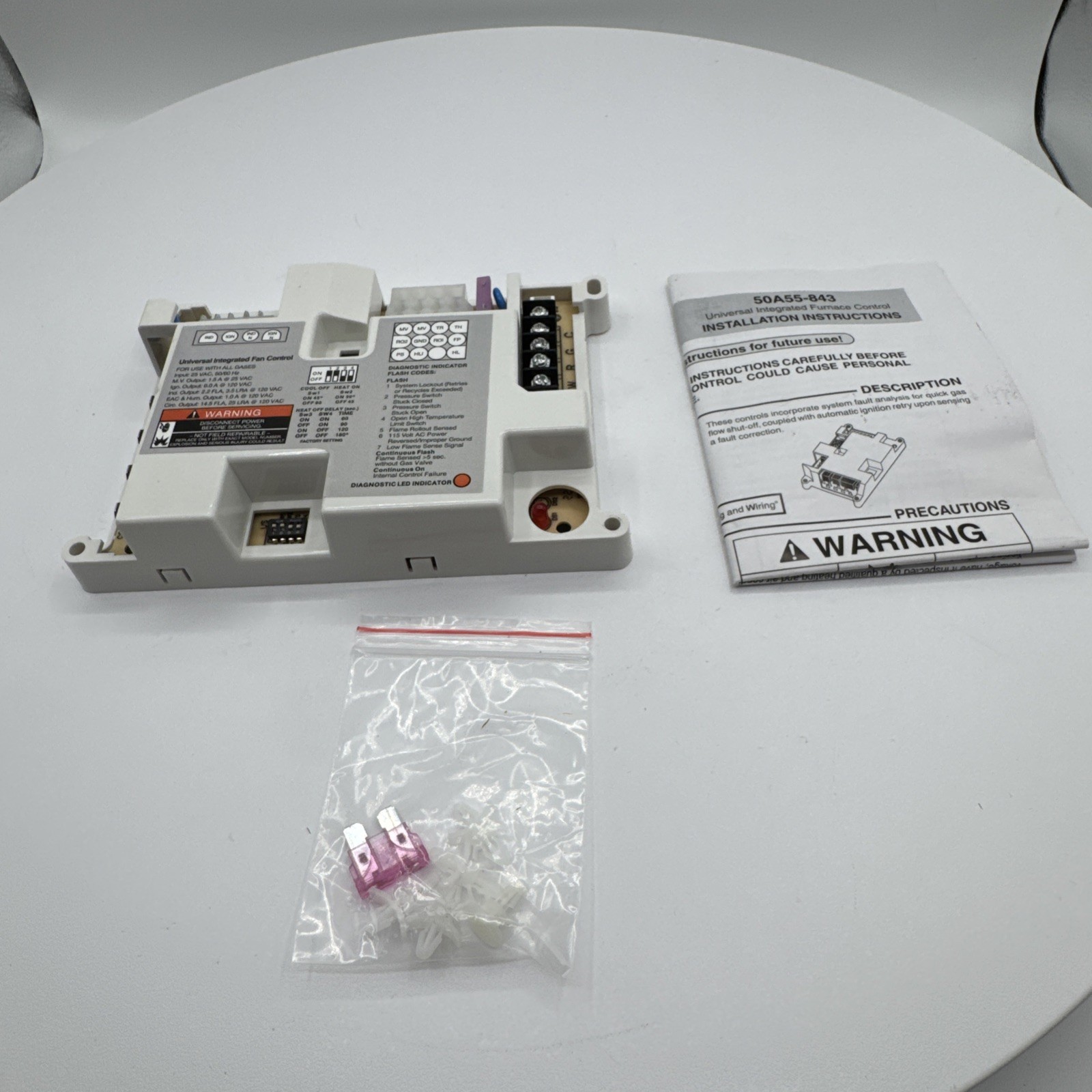 50A55-843 Furnace Control Board for White-Rodgers 50A50 50A55 Replacement