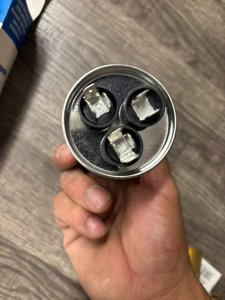 SUPCO CD35+5X440R Round Dual Run Capacitor 35+5uF, 440/370V AC Motor