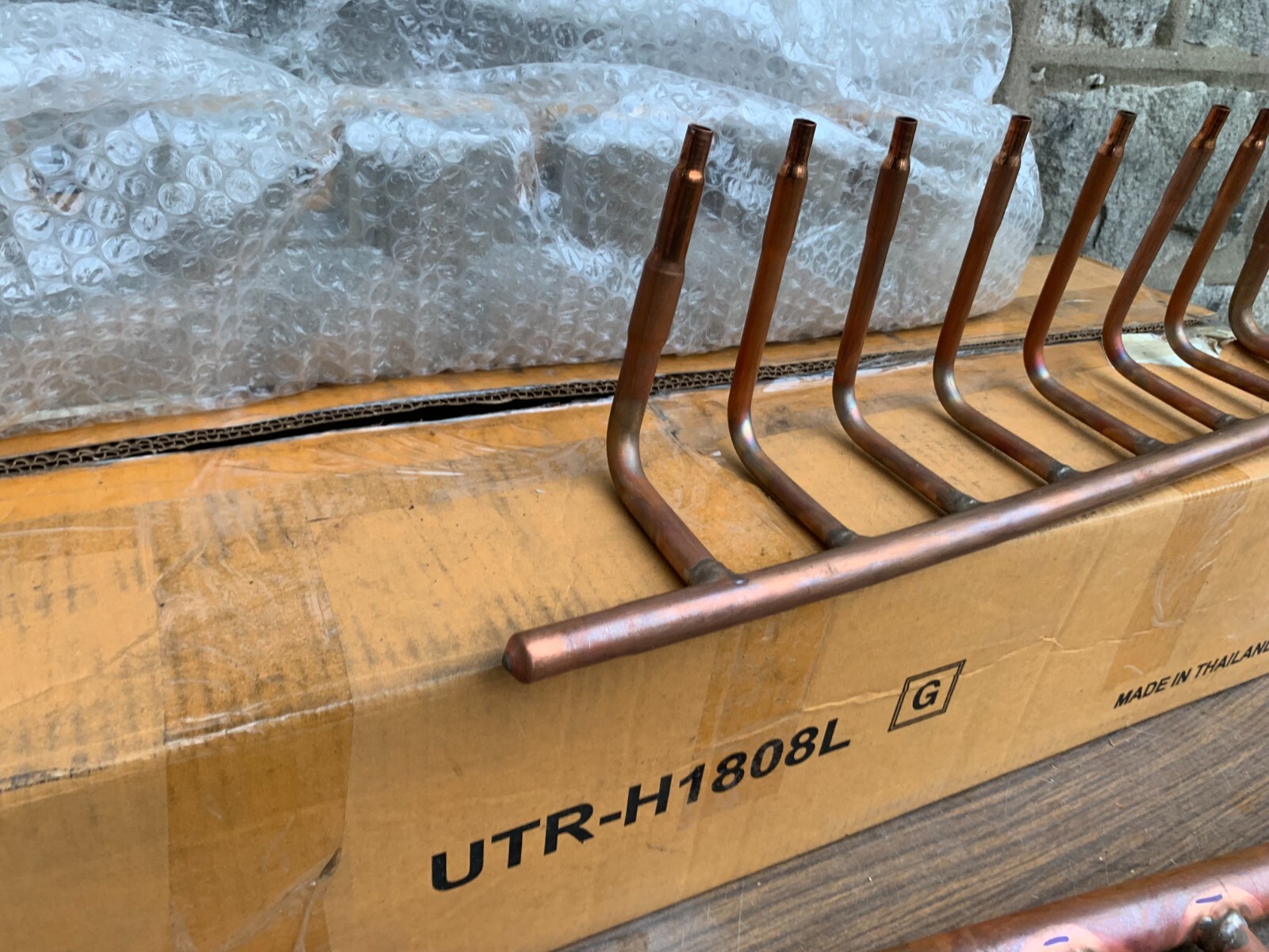 UTRH1808L Copper Header Branch Off For Fujitsu Daikin ?? Air Conditioning Part
