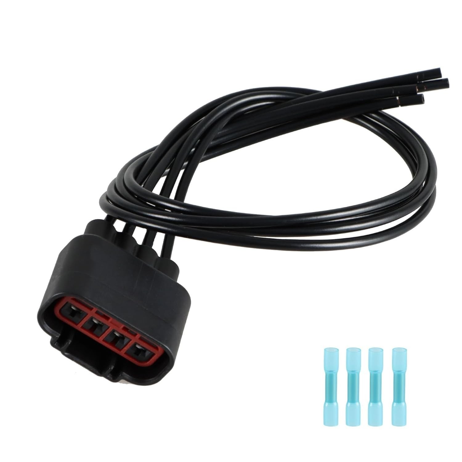 Blower Motor Resistor Connector Wire Harness Pigtail AC Fan Blower Wire Assembly