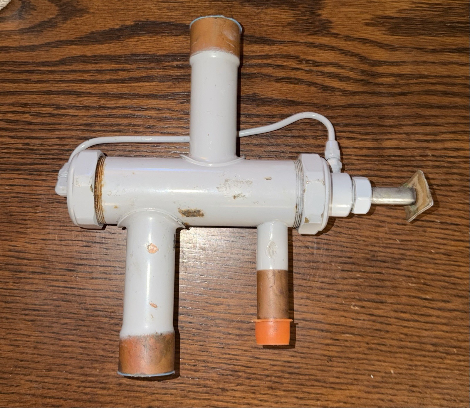 Sporlan 3-Way Heat Reclaim Valve 10G711C 1-3/8” ODF 3/4” Port