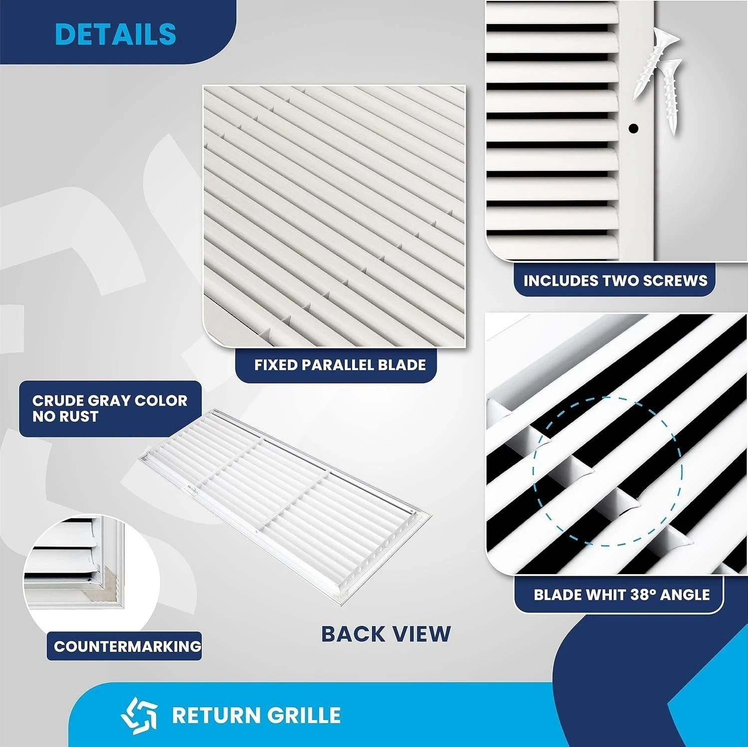 New Decorative Air Return Vent Cover HVAC Grille 36″x14″ for Ceiling & Wall
