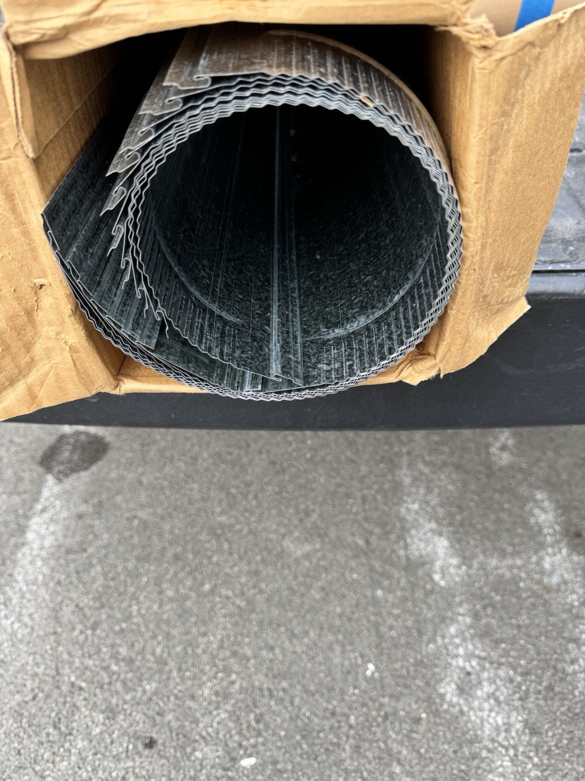 Box Of 10 Count 6″ x 60″ 30 Gauge Galvanized Duct Pipe.