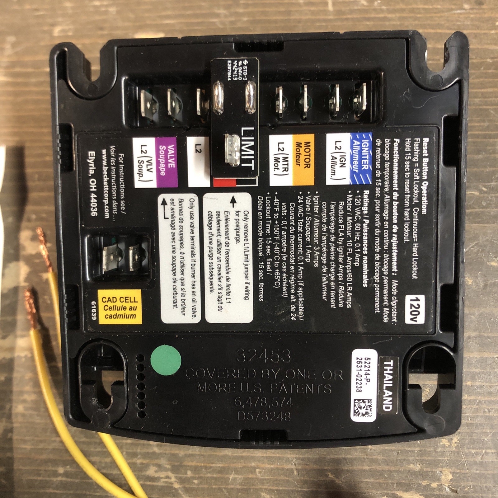 BECKETT GeniSys 7505 120-Volt Oil Burner Control – 7505P1515U *READ*