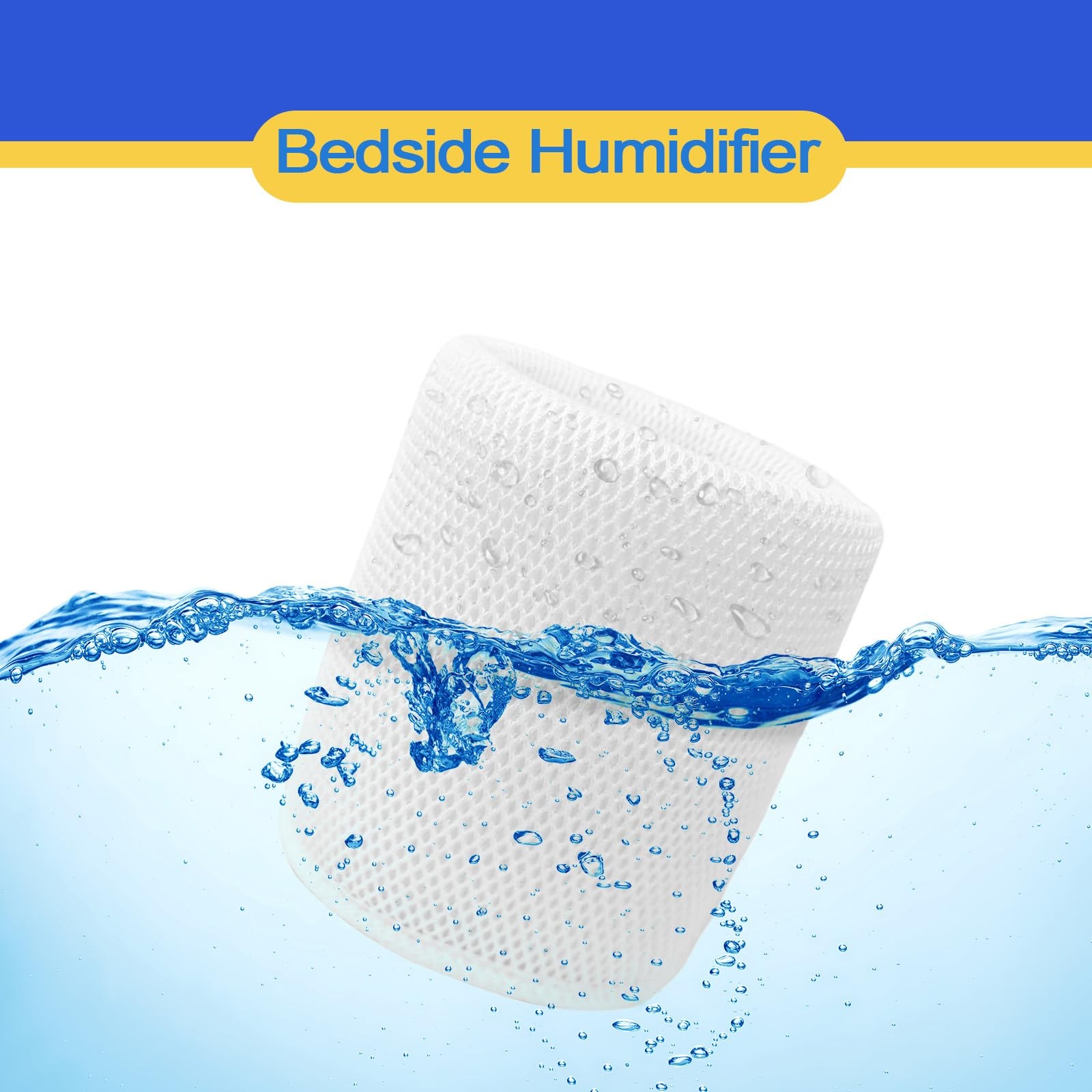 REEZEIVI 4 Pack Mesh Humidifier Replacement Filter Compatible with White