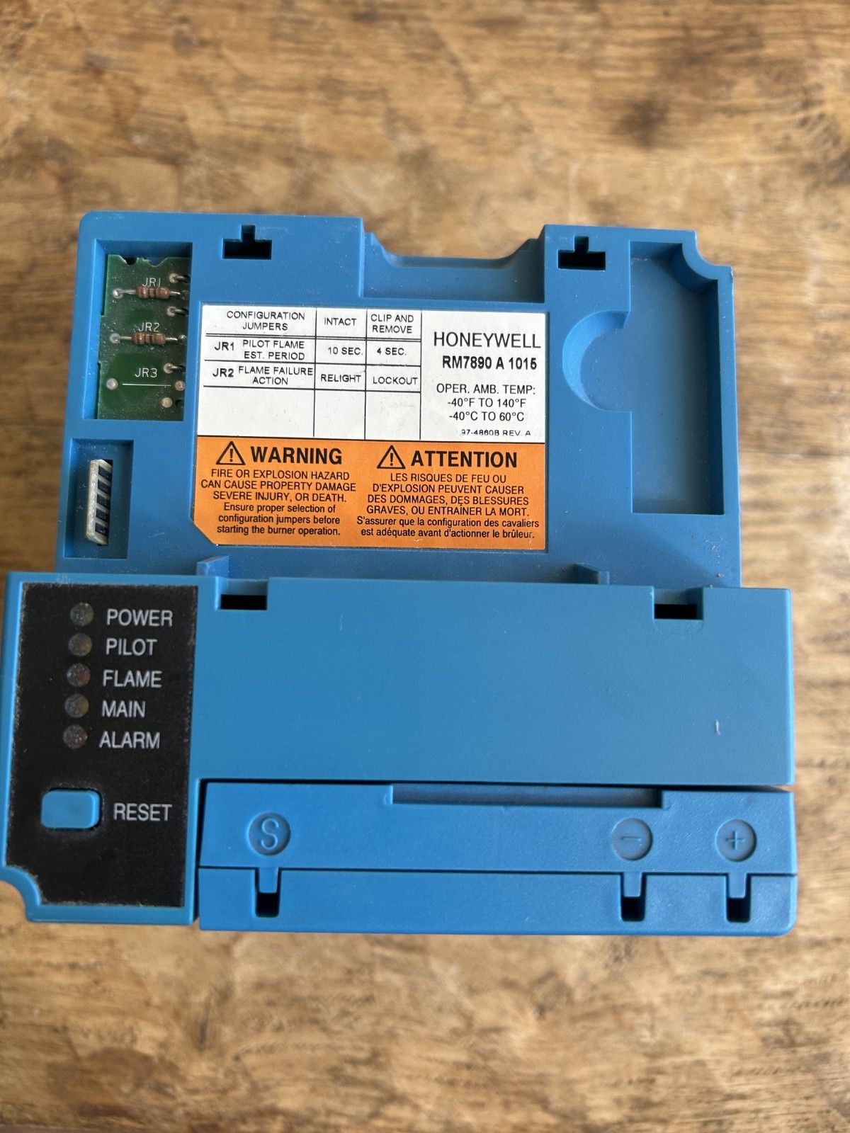 HONEYWELL RM7800 G 1018 burner control