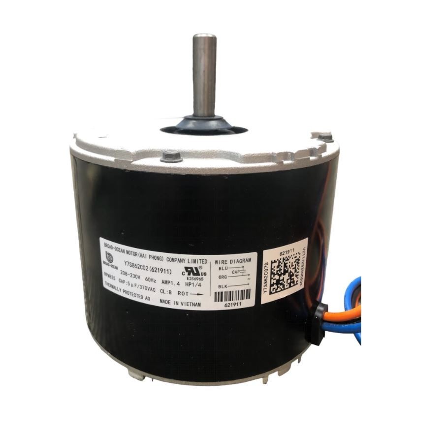 New Unopened 621912 PARTNERS CHOICE/NORDYNE CONDENSER FAN MOTOR 1/4HP 825RPM