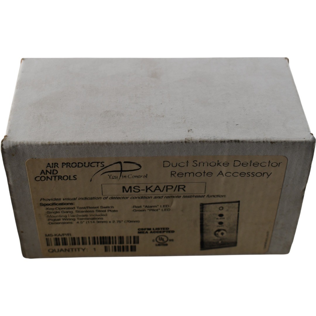 NEW Air Products and Controls MS-KA/P/R Duct Smoke Detector Remote Test Reset