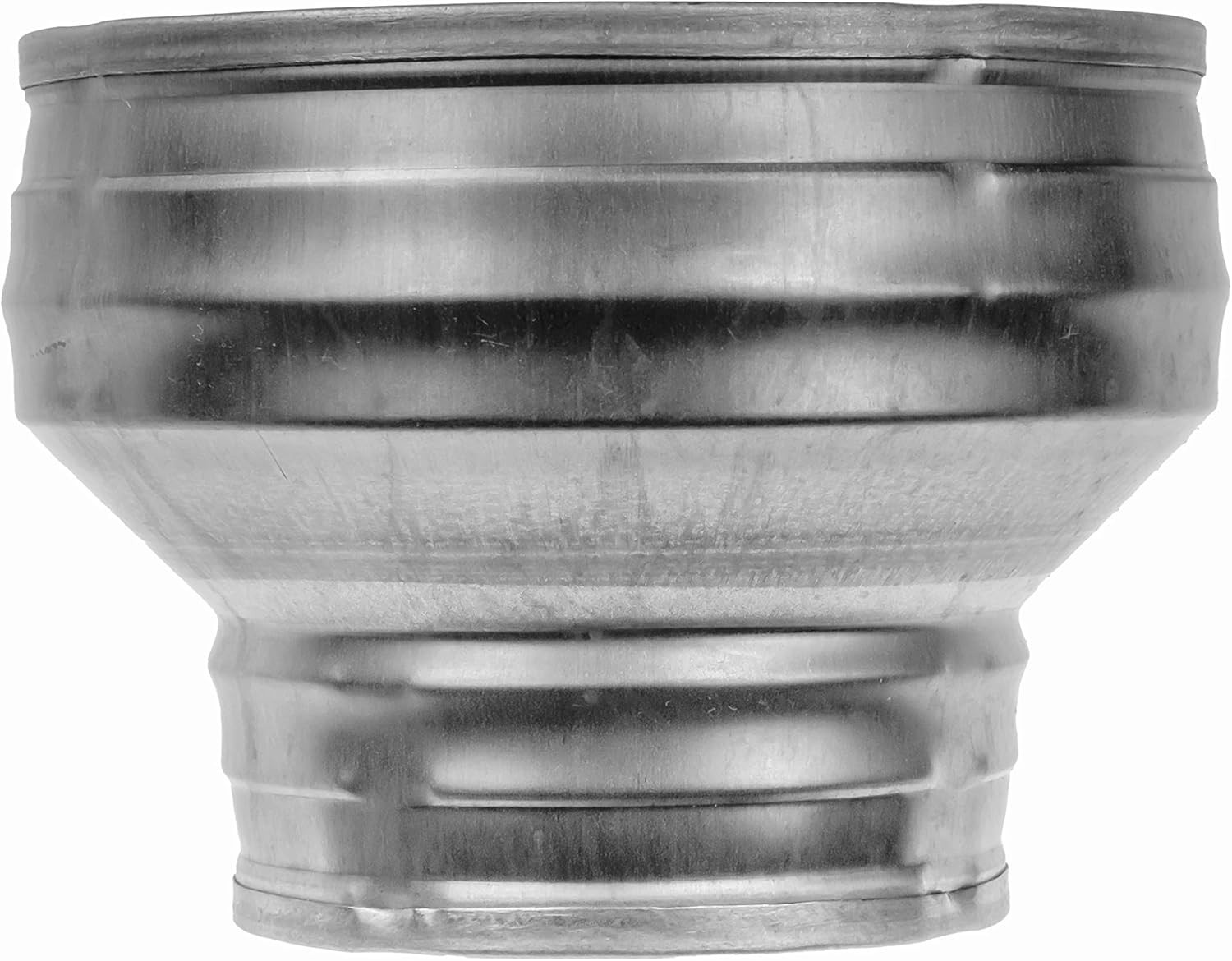 4″ to 3″ Inch Male Fit round Duct Reducer – Galvanized Steel Pipe Coupler/Increa