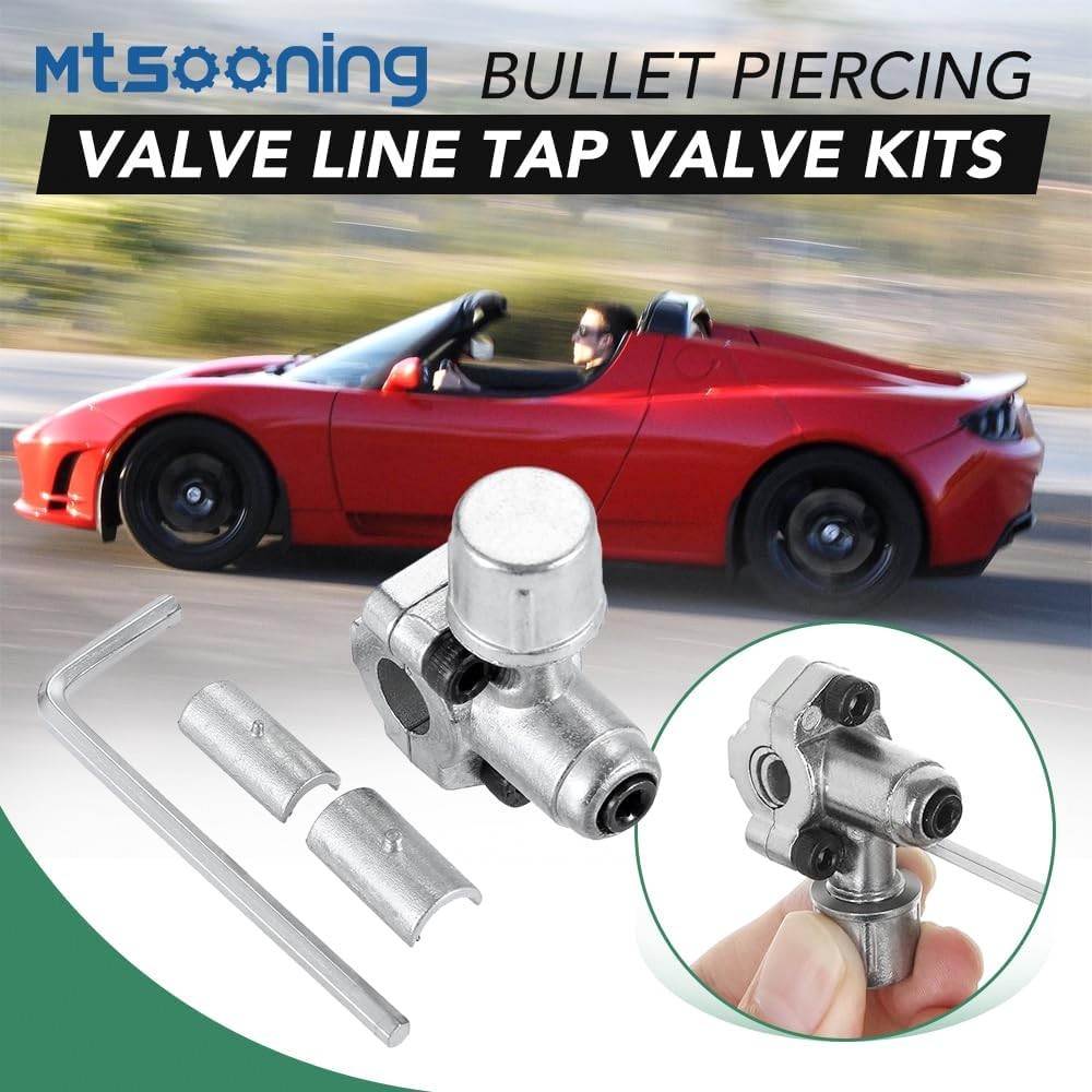 4PCS BPV31 Bullet Piercing Valve Kit for HVAC Air Conditioner Tubing