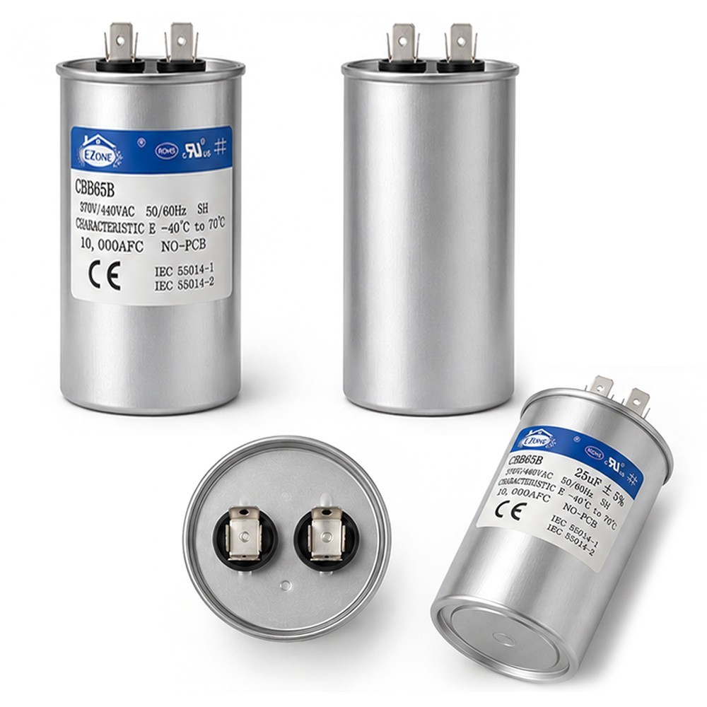 EZone CBB65B RUN CAPACITOR SERIES Single/Dual Run Capacitors