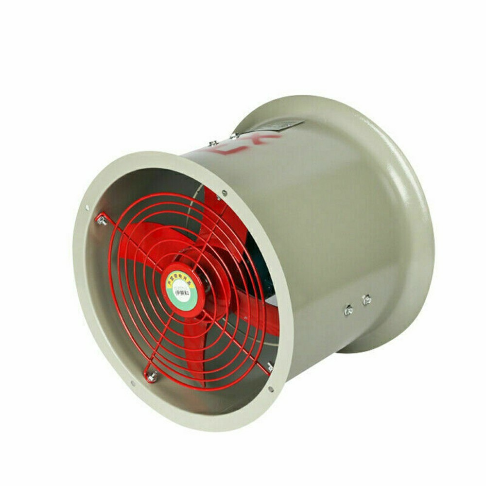 110V 12″ Explosion-proof Axial Fan Pipe Spray Booth Paint Fumes Exhaust Fan US