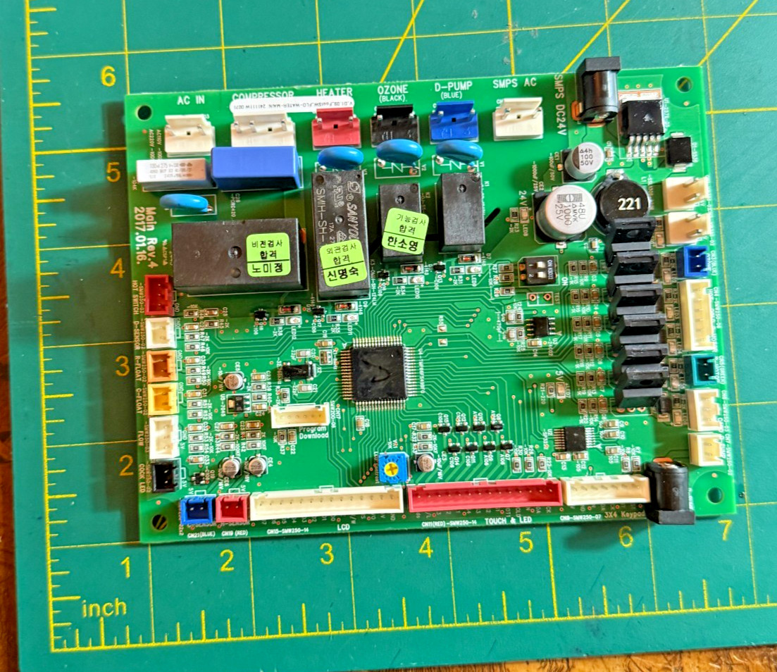 Main Control PCB Board HVAC Water Sanitization Treatment Rev.4 2017.01.16