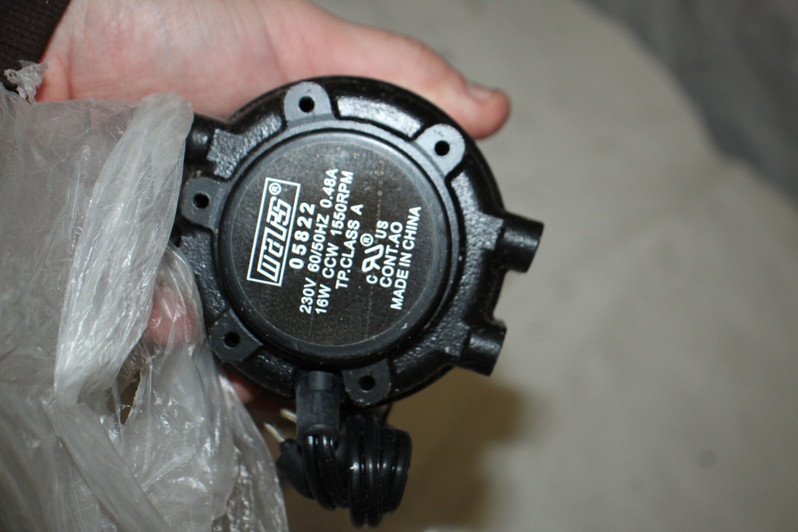 Mars Cast Iron Shaded Pole Unit Bearing Motor 05822