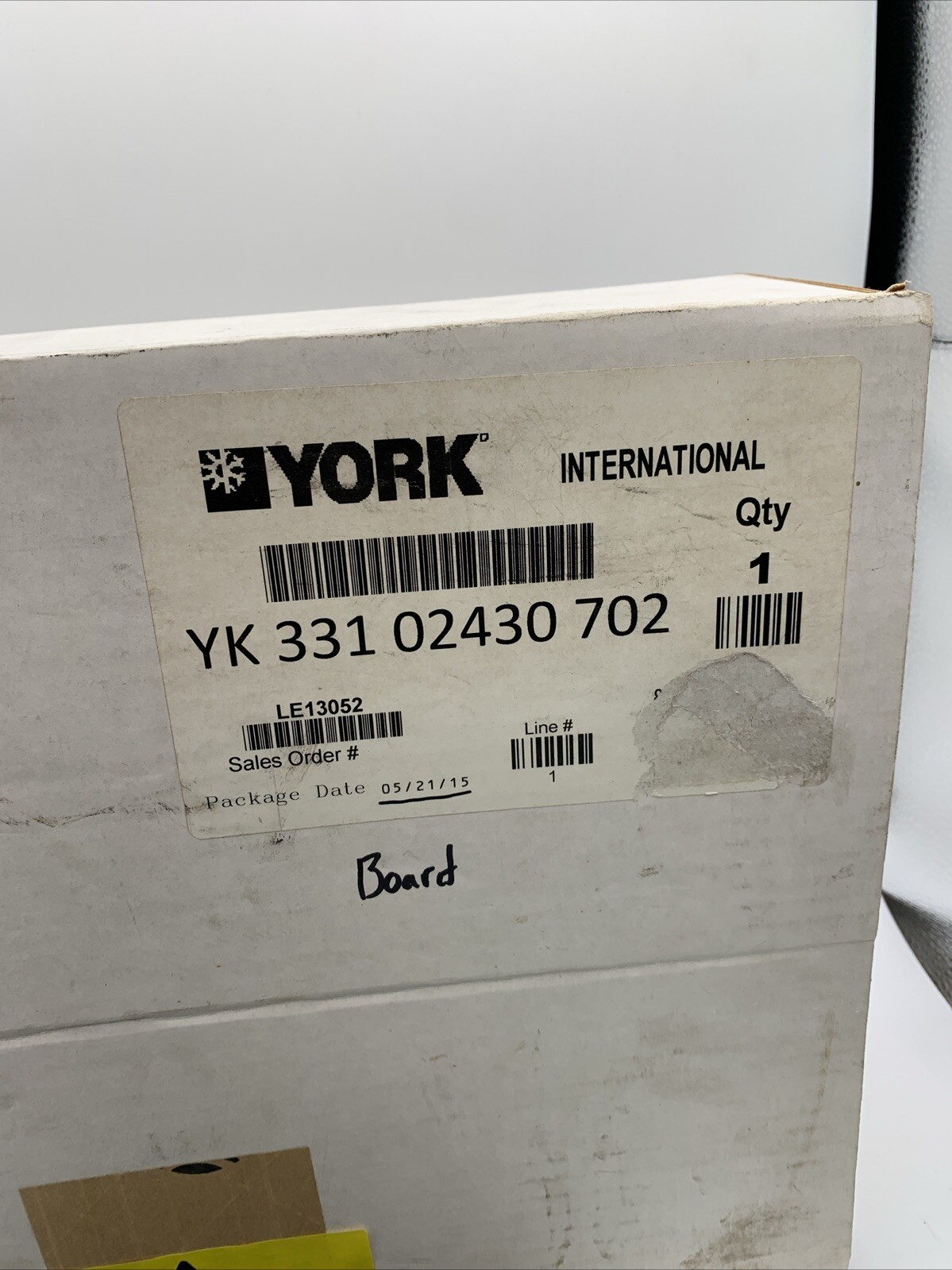 YORK CONTROL CIRCUIT BOARD MODEL / REVISION: 031-02430 REV2 30 Days Warranty