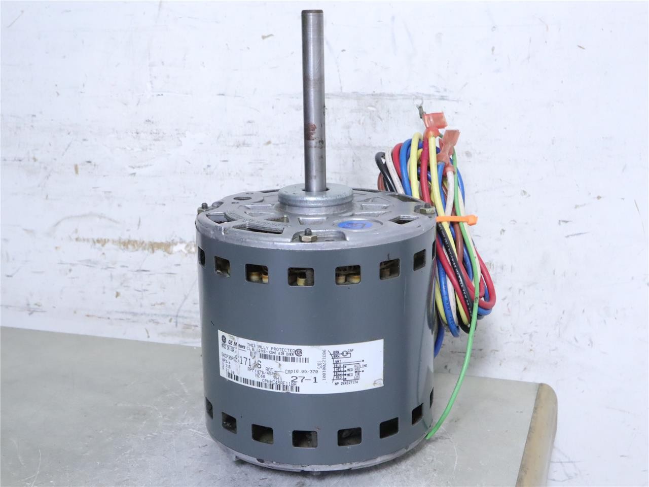 GE Motors 5KCP39PGS171S Furnace Blower Motor 3/4HP 1075RPM 4SPD 115V HC45AE118A