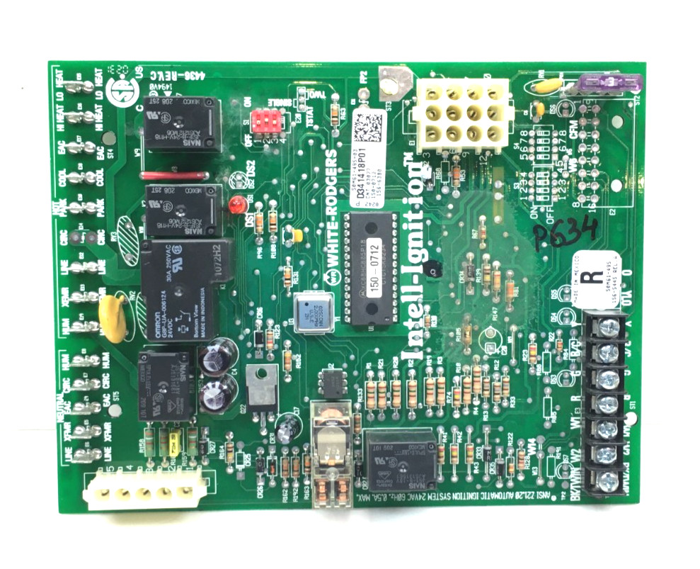 Trane D341418P01 Furnace Control Circuit Board White Rodgers 50M61-495 used#P634