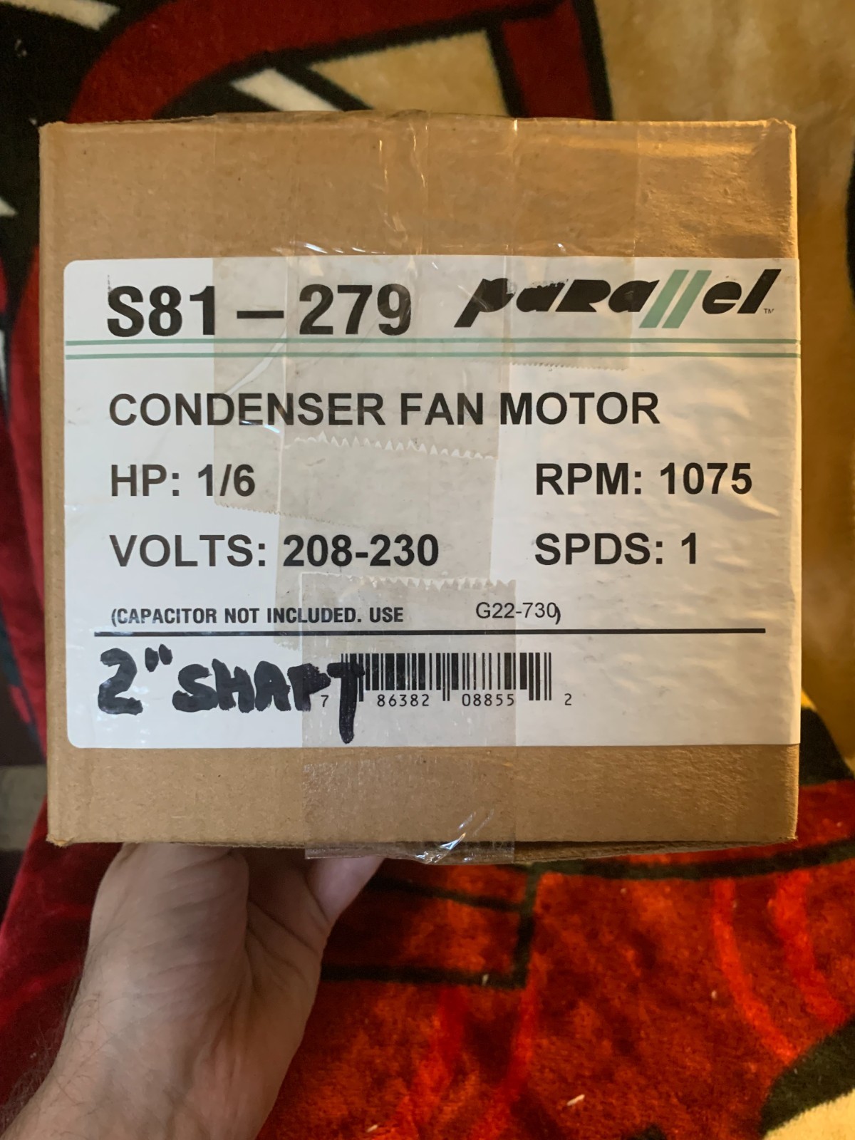 Parallel S81-281 Fan Motor