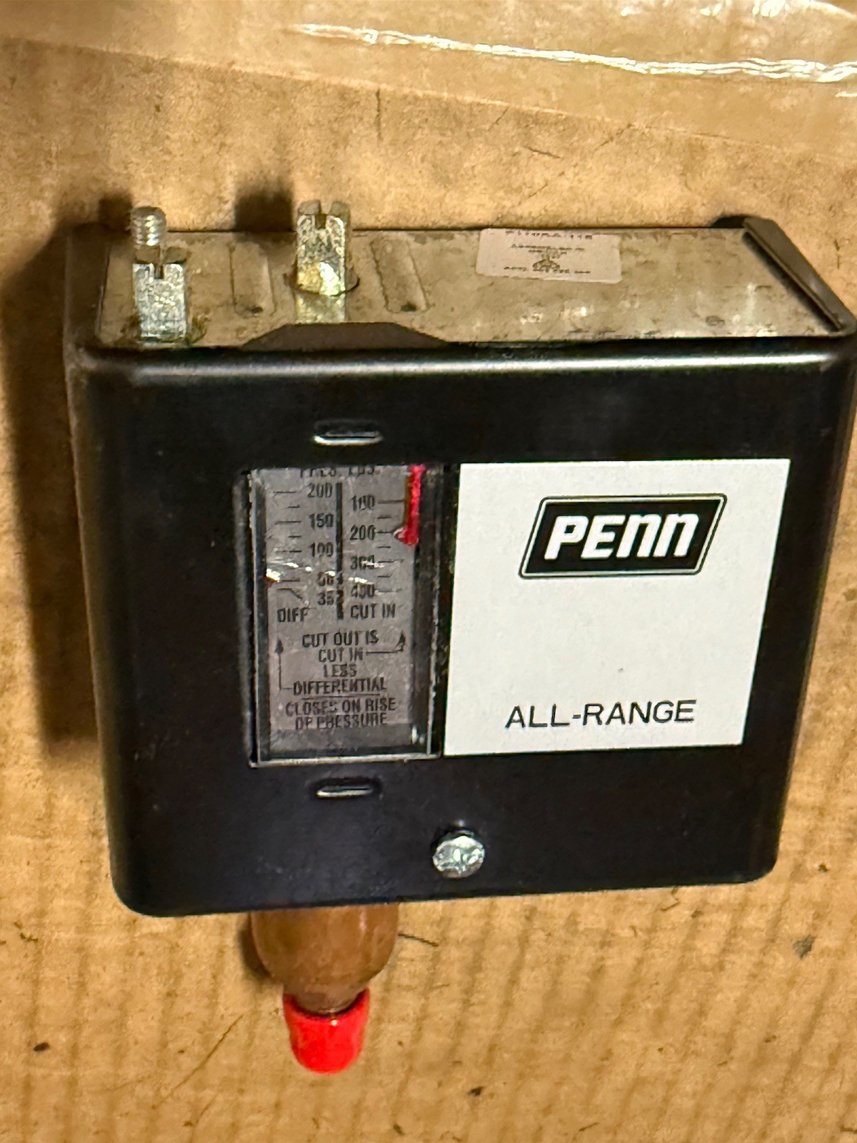 Johnson Controls Pressure Control, 100 to 400 P170AA-118D
