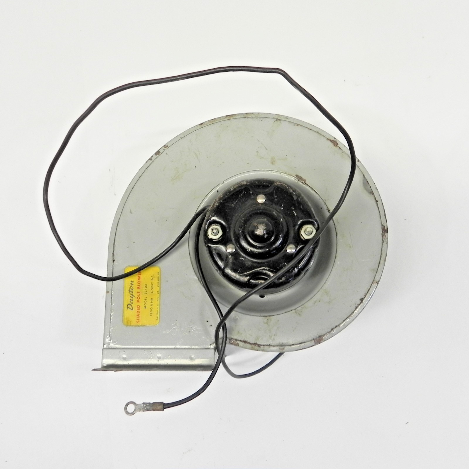 DAYTON SHADED POLE BLOWER 1500 RPM 137 CFM 6 VOLT NEW OLD STOCK VINTAGE #2C706