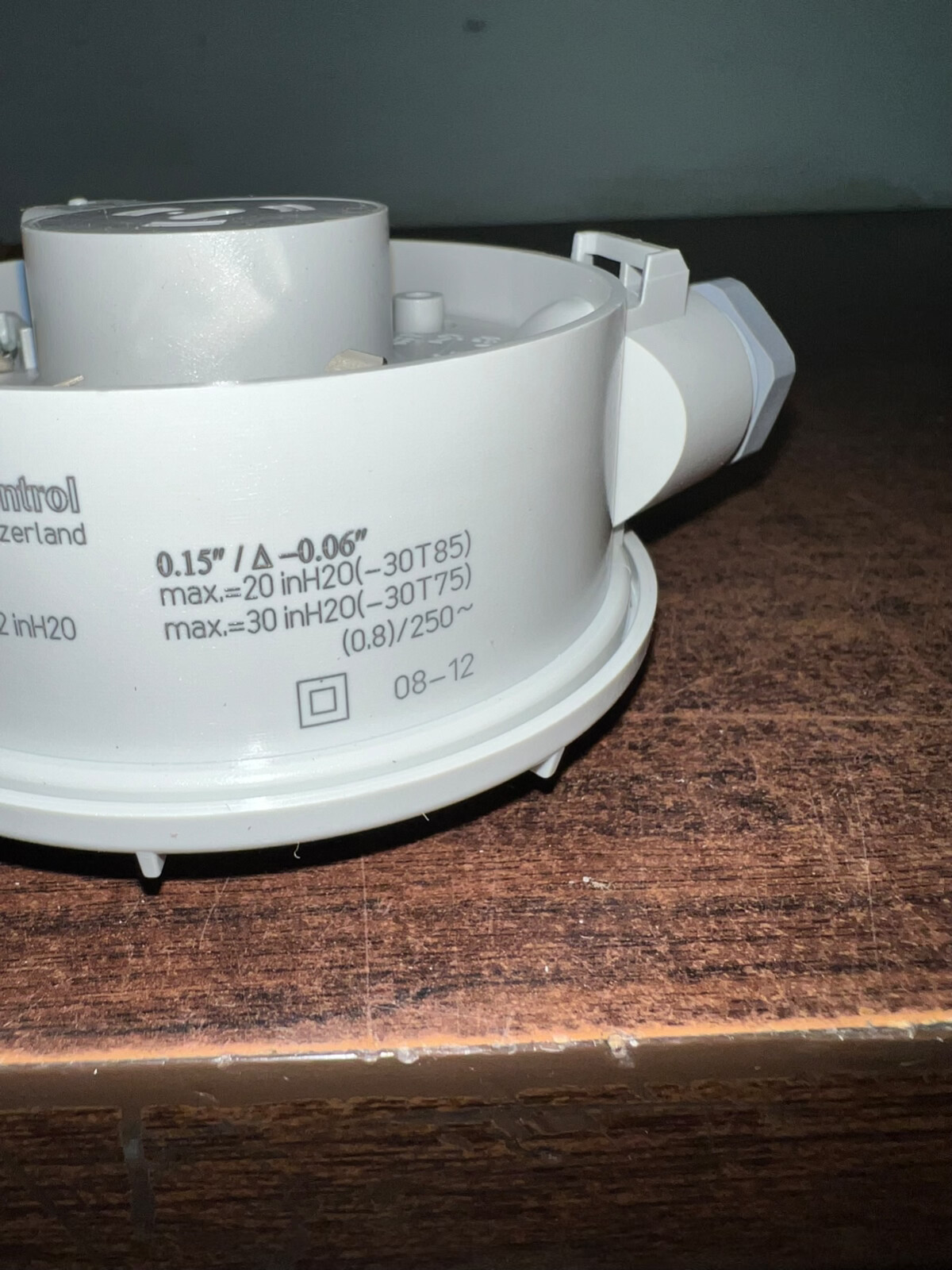 NEW NTI 82662 AIR SWITCH HUBA 604.99437 TRINITY TI , LX BOILERS .15 WC