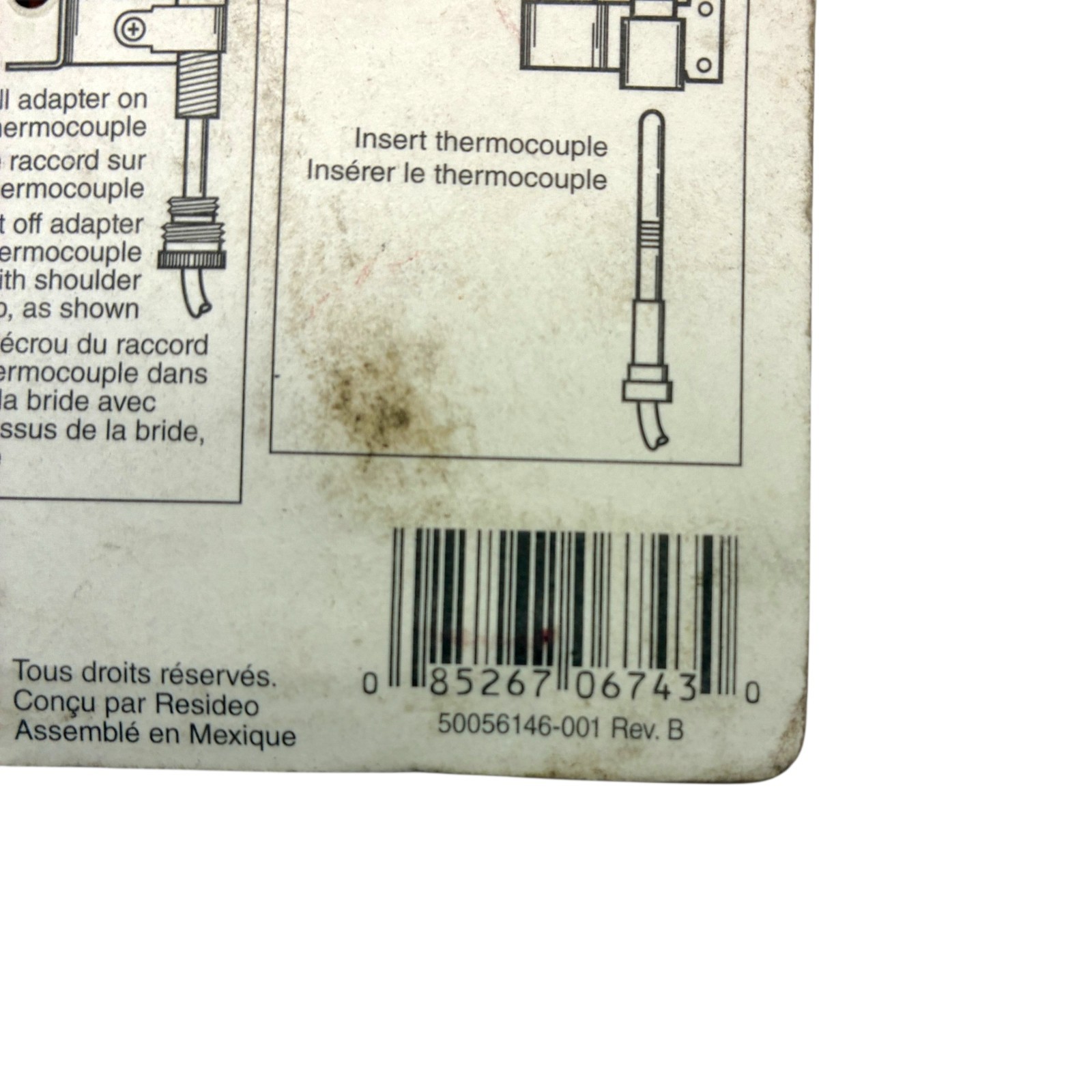 Resideo Honeywell Q340A1090 36″ Universal Thermocouple 30mV