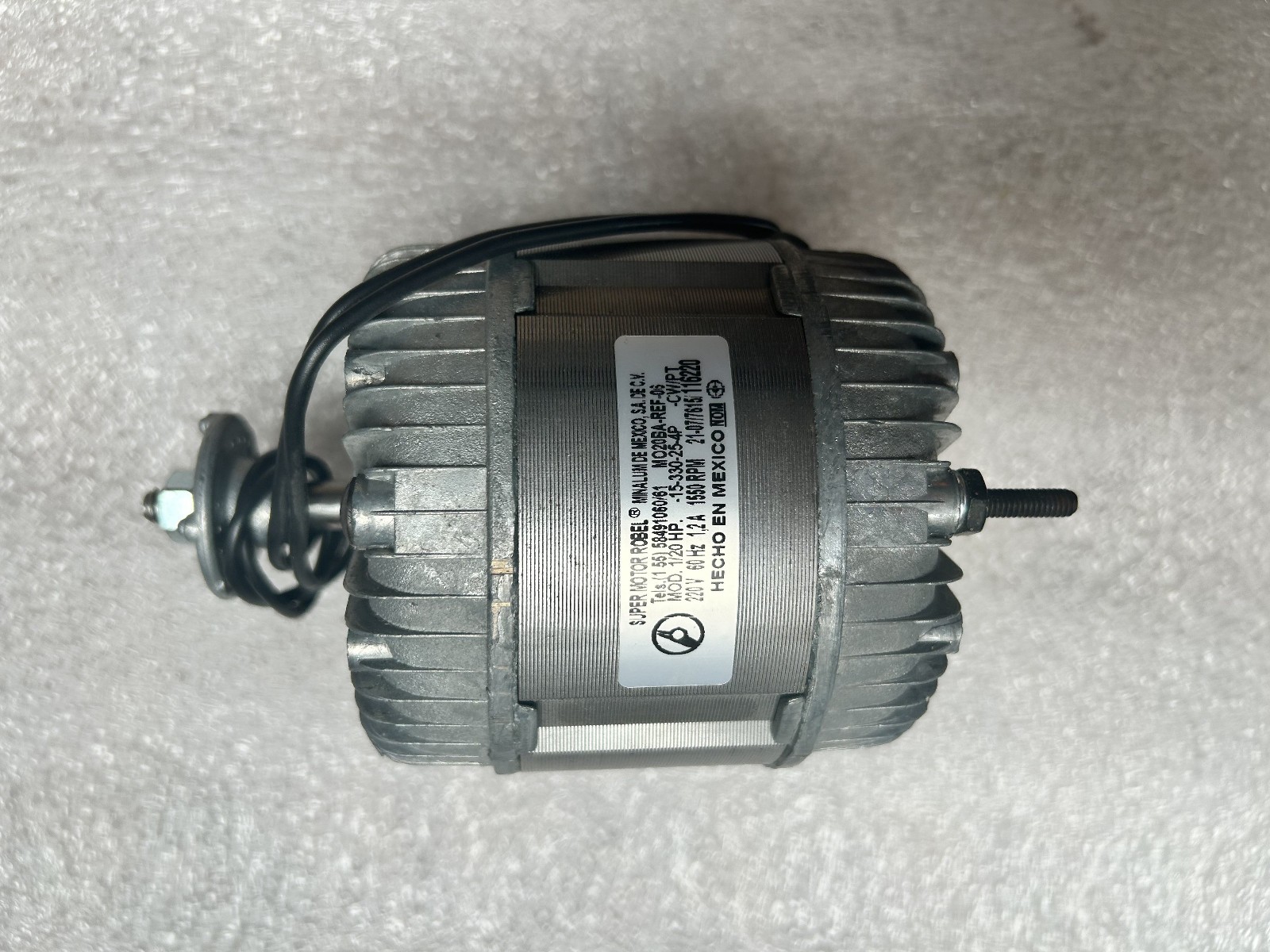 Minalum de Mexico Condenser Fan Motor MO20BA-REF-06