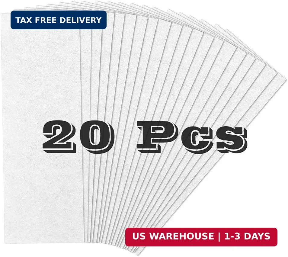 20 Pcs 12 x 4 In Air Vent Filters – 1 Pack of 20 Register Vent Dust Filters for