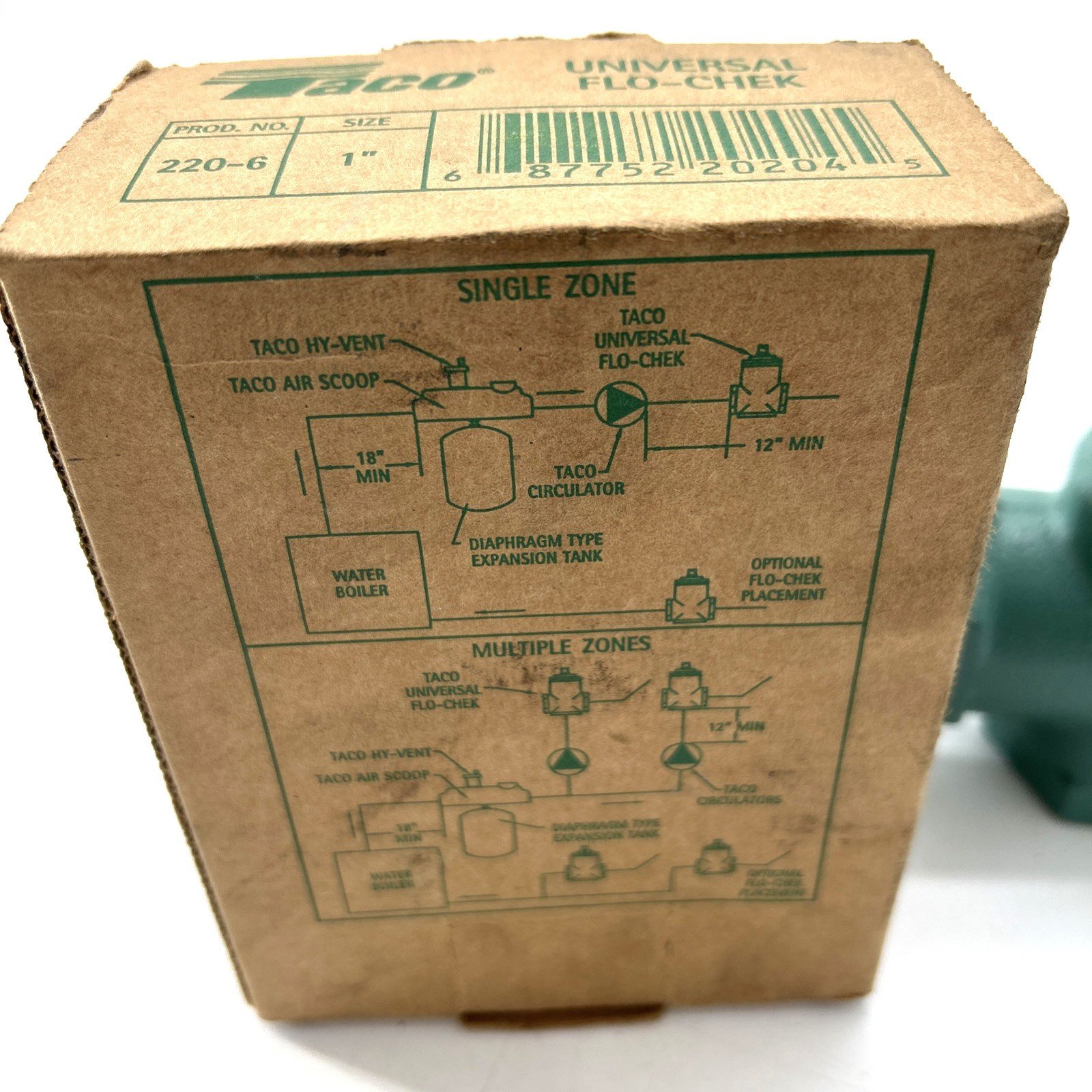 Taco 220-6 1 Flo-Chek 1 in. Cast Iron NPT Check Valve Threaded Body