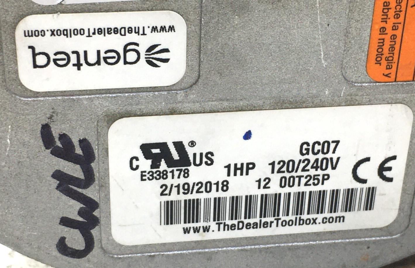 Genteq GC07 Module only for 5SME39SXL3038 101564-06 240V CW LE rot used #W308